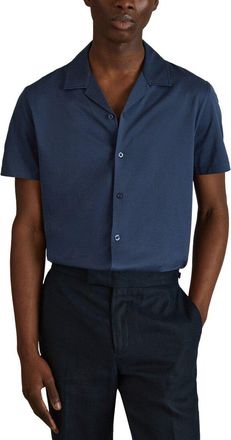 Reiss Caspar Mercerized Cuban Top