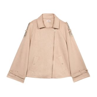 Oltre Mujer, Chaquetas, Beige, Talla: L