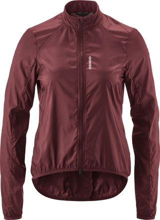 Gonso Fahrradjacke GONSO Road Jacket Wind W, Damen, Gr. 34, rot (rotbraun), 100% Polyester, Rundhals, Jacken Fahrradjacke, Damen Radjacke, atmungsaktive Ren