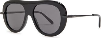 Loewe Aviator-style Sunglasses - Black - One Size