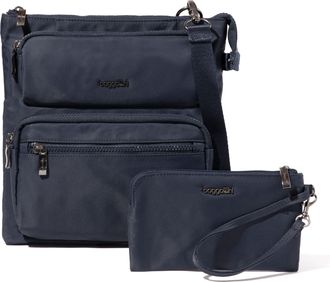 Baggallini Womens Nolita Crossbody Bag with RFID Wristlet