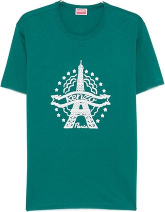 Kenzo Tops, Heren, Groen, L, Kenzo T-shirts en Poloshirts Groen