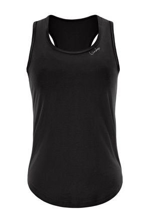 Winshape Tanktop WINSHAPE AET128LS, Damen, Gr. XXL, schwarz, 85% Polyester, 15% Elasthan, R&uuml;ckenausschnitt, Tops Tanktop, Functional Soft and Light