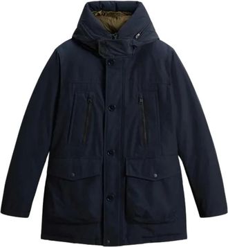 Woolrich Jassen, Heren, Blauw, XL, Katoen, Ramar Arctic Parka