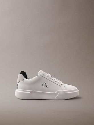 Calvin Klein Leren Duurzame Chunky Sneakers Met