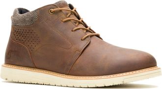 Hush Puppies Jenson Leather Mens Tan Ankle Boots - Size UK 12