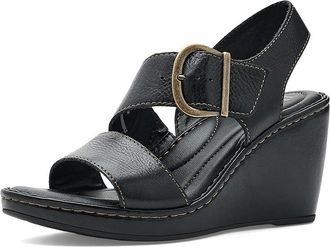 Born Sapphire Womens Wedge Shoes Black/Nero : 10 M, Leather