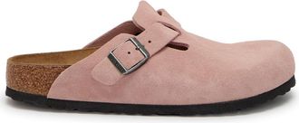 Birkenstock Boston Brushed Suede Clogs - Pink - 40 (IT40/ UK7)