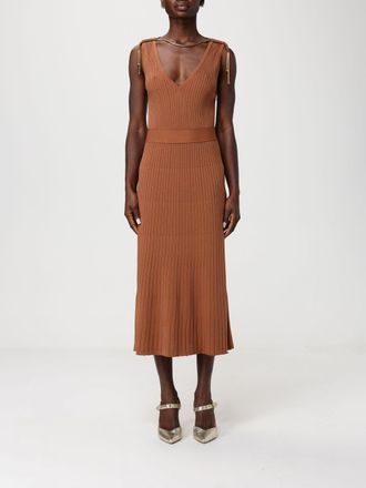Elisabetta Franchi Viscose Dress With Jewel Detail