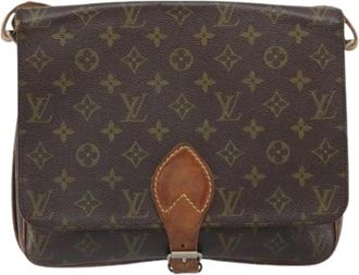 Louis Vuitton Pre-owned Canvas Cross Body Bag - Dames - Vintage Schoudertas - Bruin - ONE Size - Vintage