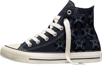 Converse (WMNS) Converse Chuck Taylor All Star Hi Distressed Stars Black A20566C