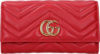 Gucci Donnas Portafoglio in pelle rossa
