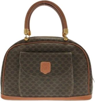 Celine Pre-owned Handbags, female, Brown, Size: ONE SIZE Pre-owned Coated Canvas Handbag