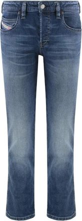Diesel 1992 D-Jiann Slim-fit Jeans - Dames - Bootcut Jeans - Blauw - W30 - Katoen - Jeans