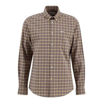 Barbour Lomond Tailored Long-Sleeved Shirt Dress Tartan - Heren - Casual Overhemden - Beige - M - Katoen - Overhemden