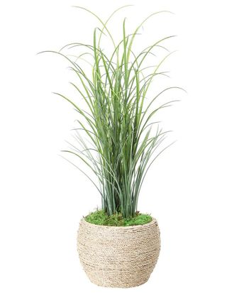 Creative Displays Inc. Handmade Faux Grass In Strawgrass Planter