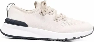 Brunello Cucinelli Perforated-detail Low-top Sneakers