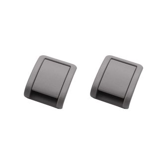 OEM 2x Tapa Del Interruptor De Ajuste Manual De La Hebilla Del Asiento Trasero Mango Del Asiento Trasero Para Accesorios X60 Gris