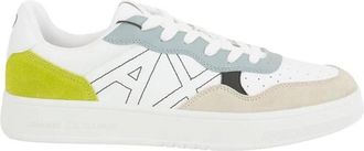 A|X Armani Exchange Schoenen, Heren, Veelkleurig, 44 EU, Polyester, Bianco Stijlvol Horloge