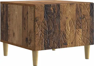 vidaXL Mesa De Centro Madera Envejecida 50 X 49 X 40 Cm Vidaxl
