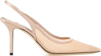 Jimmy Choo London Pink Solid Pointed Toe Heels