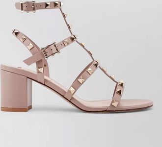 Valentino Garavani block heel sandals open toe ankle strap