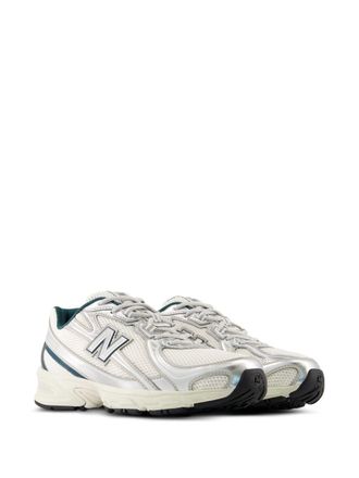 New Balance Two-Tone Angular Overlays Sneaker - White