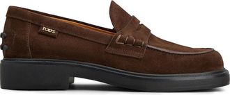 Tod's Round-toe Leather Loafers