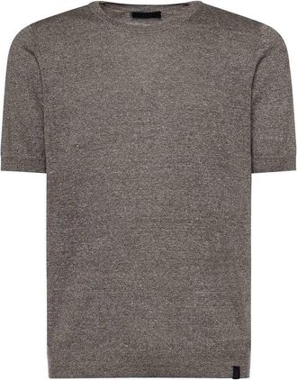 Fay Linen And Cotton T-Shirt