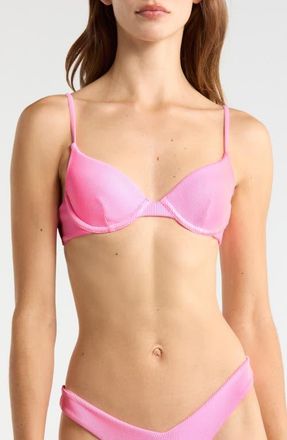 Kulani Kinis Underwire Bikini Top in Fairy Floss at Nordstrom, Size X-Large