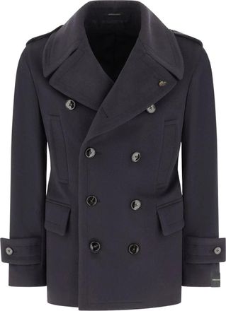 Gabriele Pasini Abrigo de lana y cachemira - Coats - Hombre - Azul - L