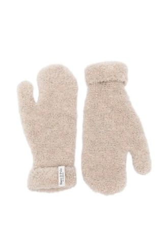 Marc O'Polo turn-up-cuffs mittens - Neutrals