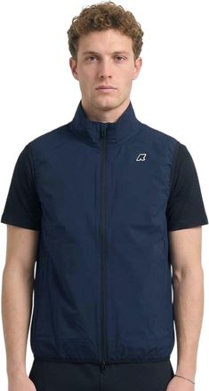 K-Way Navy Blue Logo Jacket