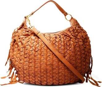 Miu Miu Borsa tote con frange 2000-2015 - Marrone
