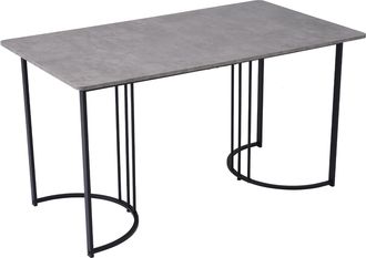 STILVORA Conjunto De Mesa Y Sillas Con 1 Mesa De Comedor Y 4 Sillas, Patas Ajustables, Mdf, Terciopelo Y Metal, Gris
