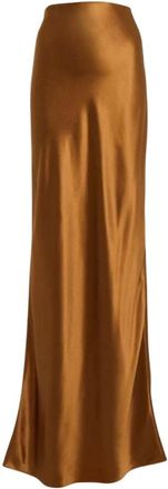 Saint Laurent Dames, Rokken, Bruin, Maat: M Zijde