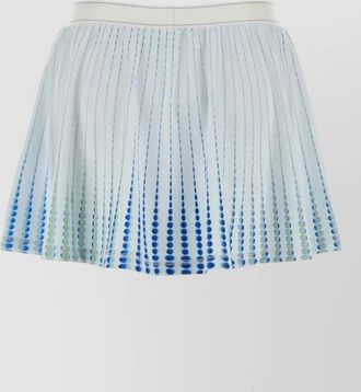 Casablanca jersey pant skirt pleated gradient pattern