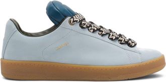 Lanvin x Future Hyper Curb suede sneakers - men - Rubber/Bos Taurus/Bos Taurus/Polyester - 40 - Blue