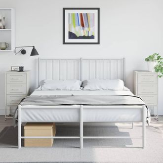 Berkfield Home Bedside Cabinets 2 pcs White 36x39x78 cm Steel | Size: 36 x 39 x 78 cm