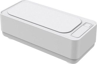 No Brand Limpiador Ultras&oacute;nico - M&aacute;quina Para Limpiar Joyas - Limpieza Profunda - Tecnolog&iacute;a De Vibraci&oacute;n - 22 Cm - Blanco
