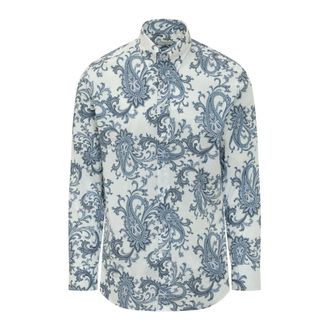 Etro Shirt met lange mouwen - Heren - Casual Overhemden - Veelkleurig - 4XL - Overhemden