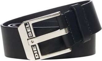 Diesel Heren Bluestar Buffelleer Riem (Zwart)