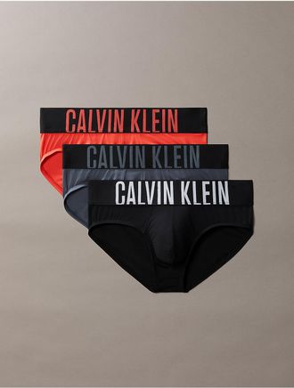 Calvin Klein Mens Intense Power Micro 3-Pack Hip Brief - Multi - L