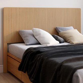 IDMarket Idmarket - Testiera juliette 160 cm a libera installazione con effetto doghe in legno