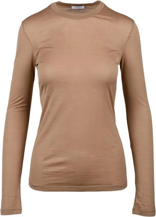 Ferragamo Beige Cotton T-Shirt