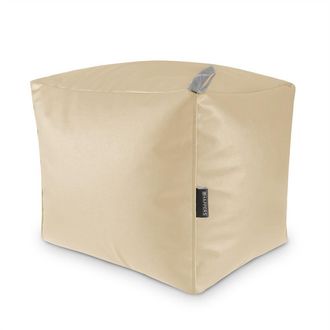 Happers Puff Cuadrado Polipiel Indoor Crudo Happers