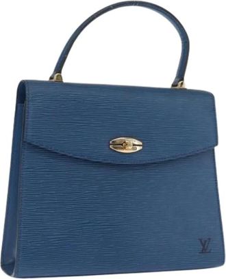 Louis Vuitton Pre-owned Handbags, female, Blue, Size: ONE SIZE Pre-owned Leather Handbag