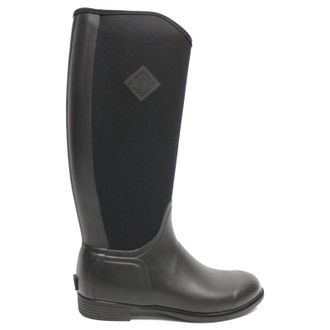 The Original Muck Boot Company Derby Tall Synthetic Textile Womens Calf Length Boots - Black - Size:UK 6