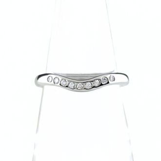 Tiffany & Co. Silver Platinum 950 Band Ring (Pre-Owned)