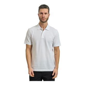 HUGO BOSS Tops, Heren, Wit, L, Katoen, Boss T-shirts en Poloshirts